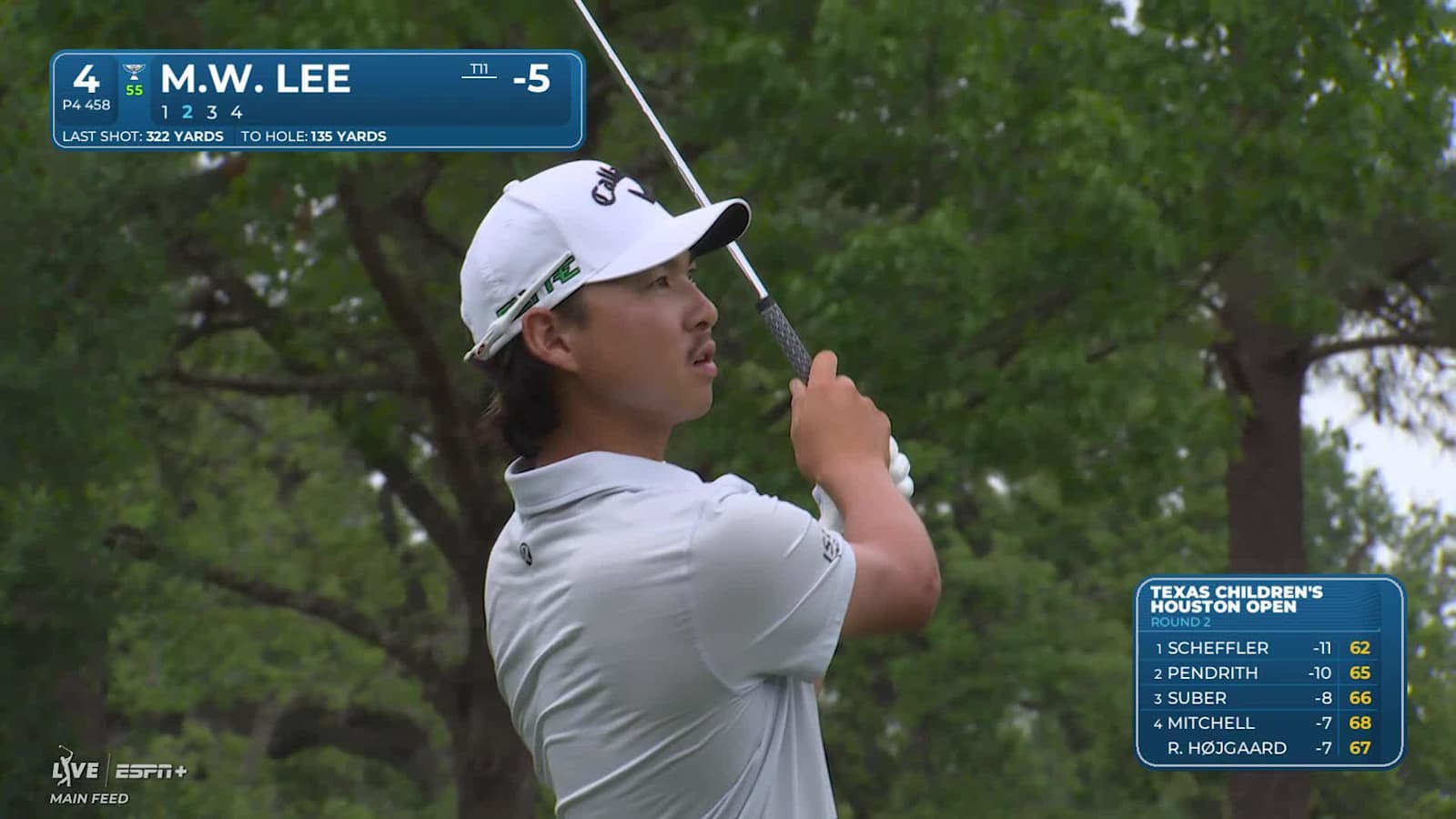 Min Woo Lee dials in wedge and makes birdie at Houston Open
