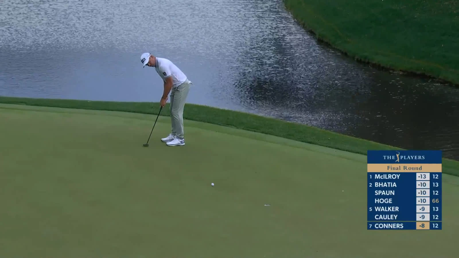 Corey Conners buries 17-foot birdie putt at THE PLAYERS