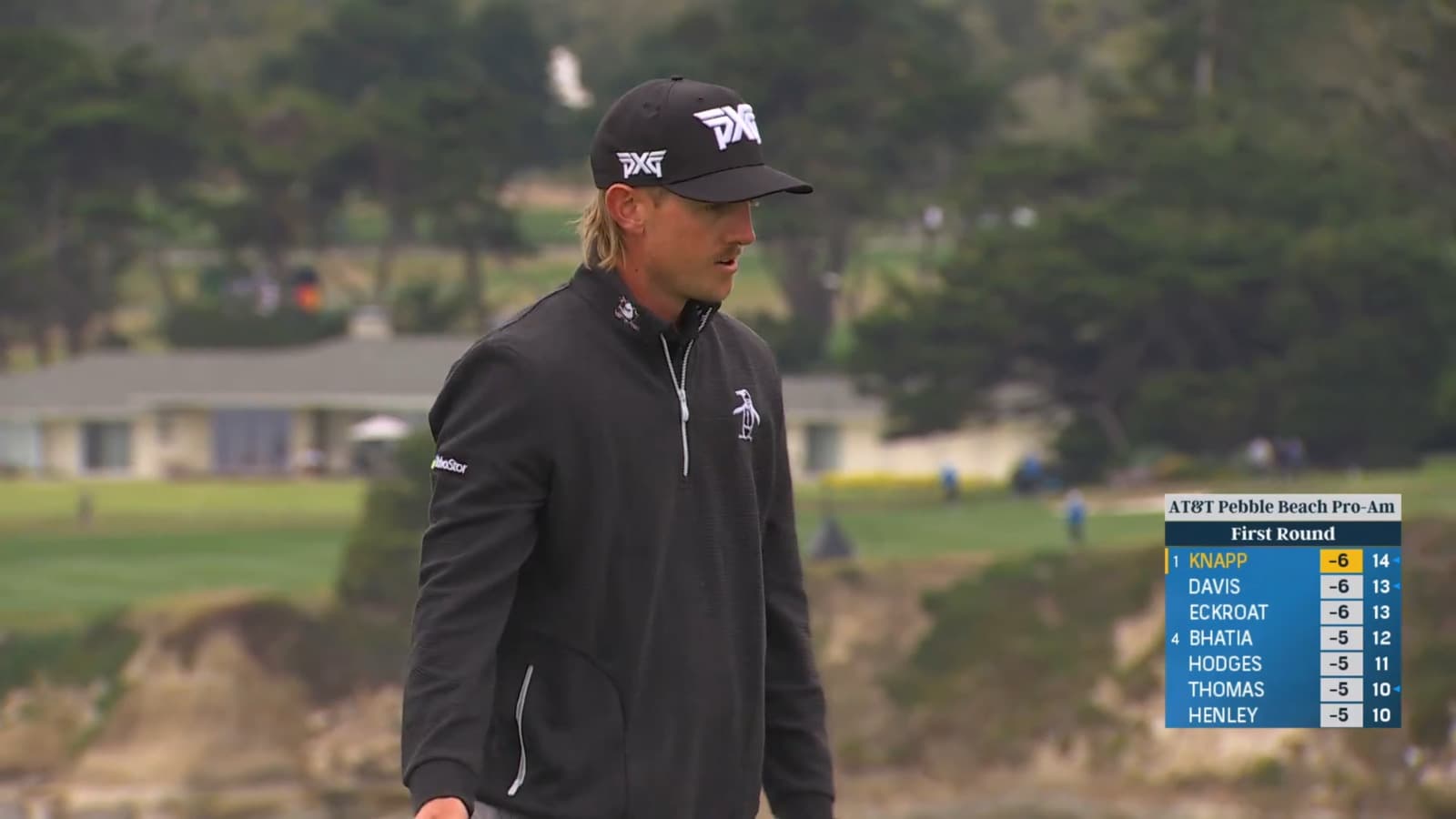Jake Knapp makes birdie at AT&T Pebble Beach