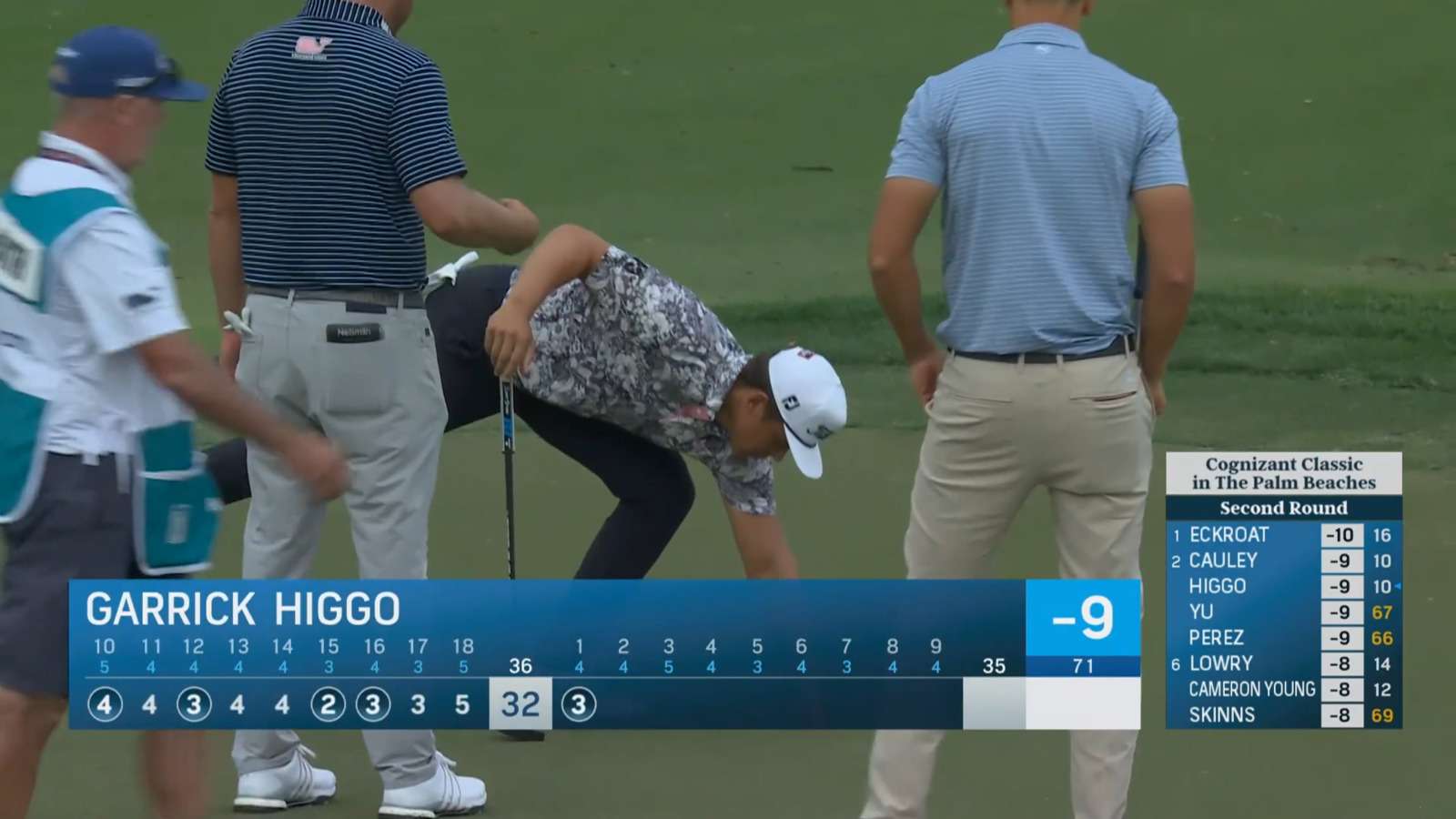 Garrick Higgo rolls in 19-footer for birdie at Cognizant Classic