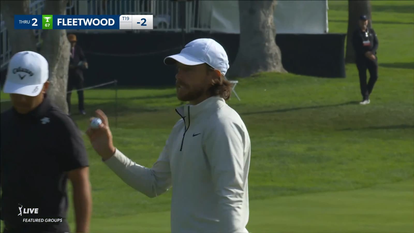 Tommy Fleetwood makes birdie on No. 2 at Genesis