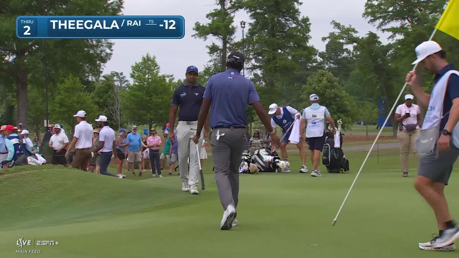 Team Theegala/Rai sinks eagle putt at Zurich Classic