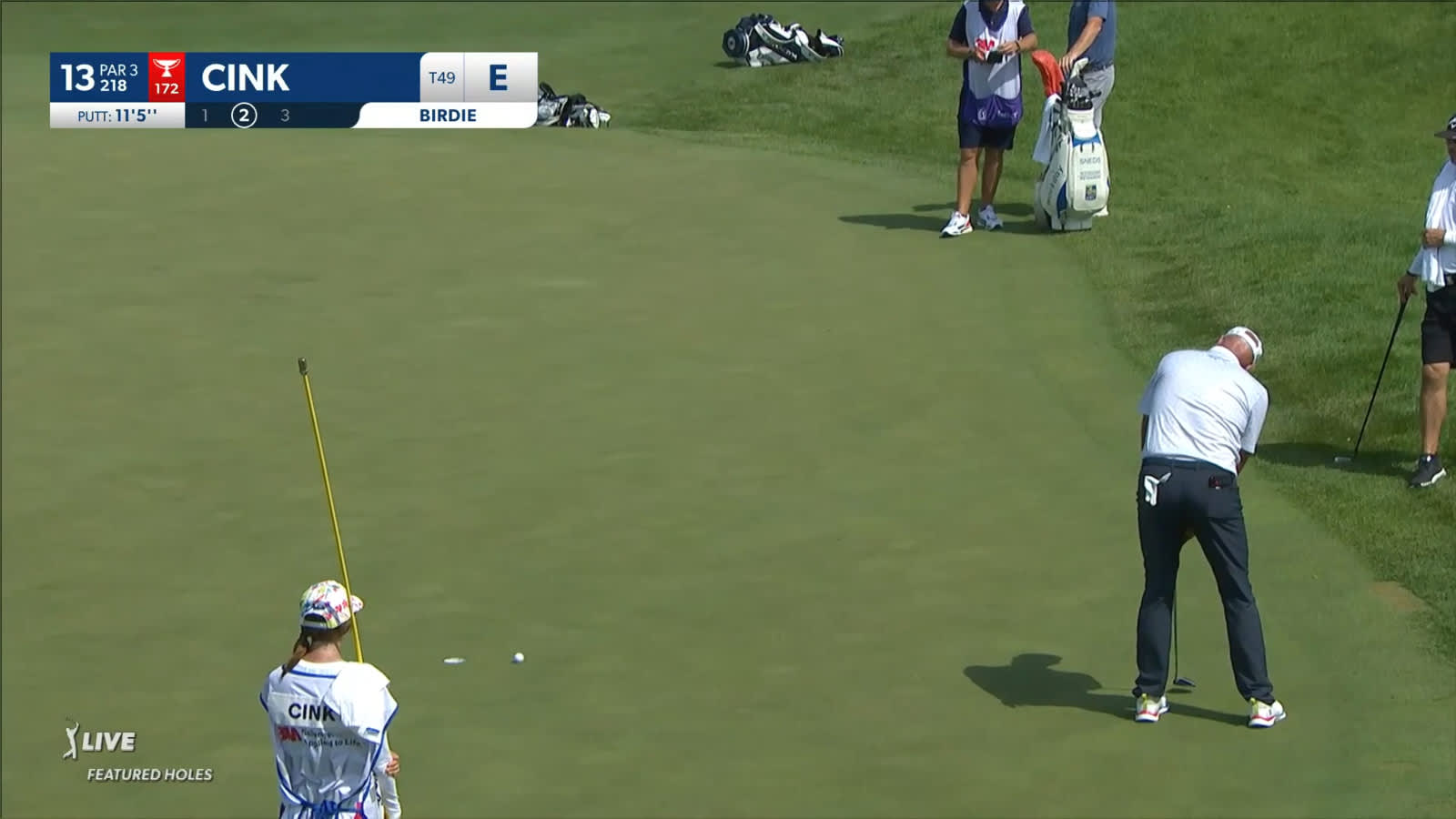 Stewart Cink makes 11-foot birdie putt at 3M Open