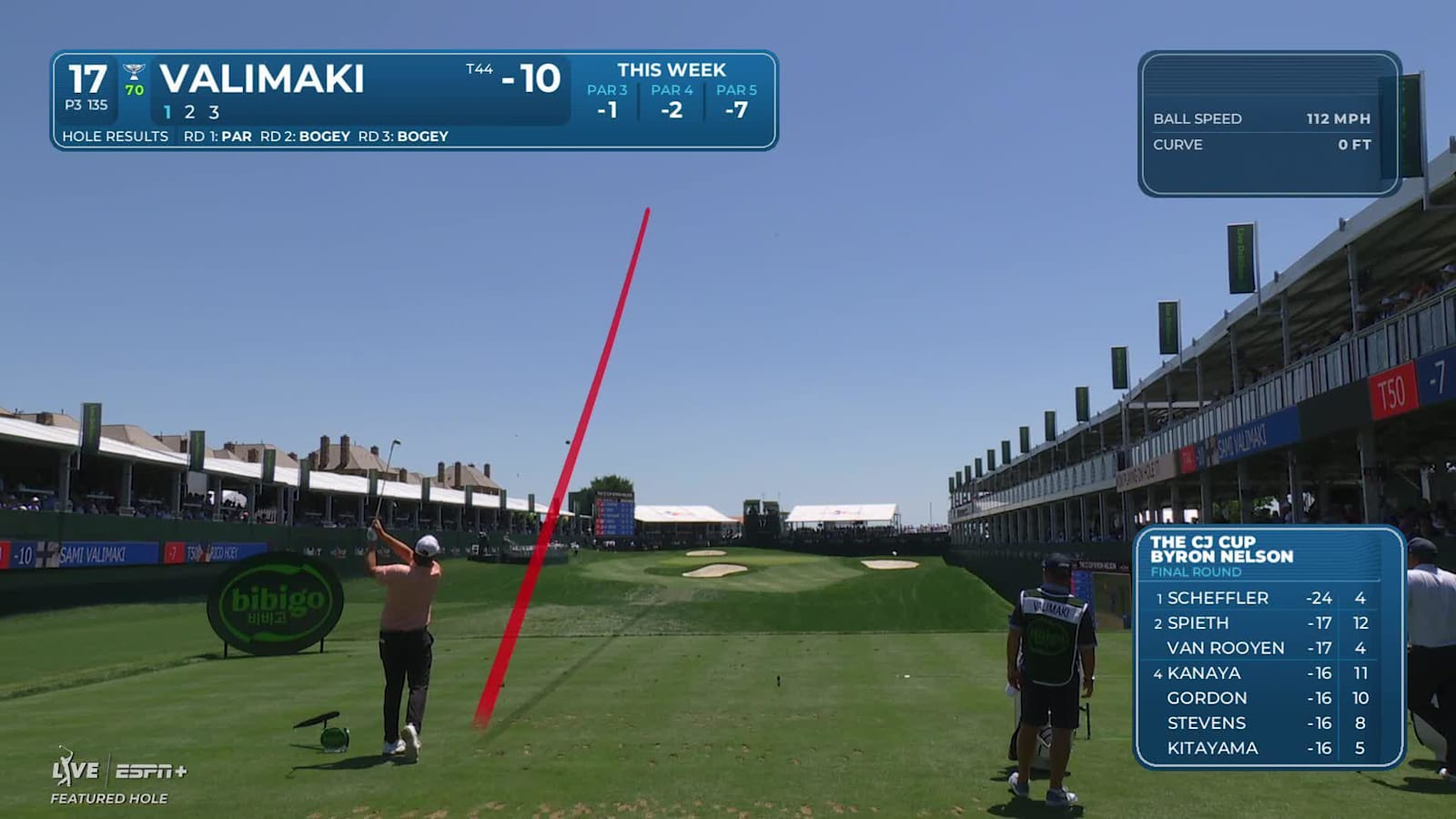 Sami Valimaki makes birdie on No. 17 at THE CJ CUP