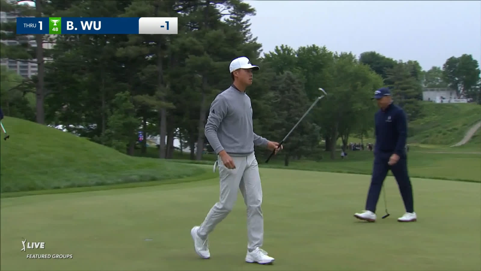 Brandon Wu makes 8-foot birdie putt at RBC Canadian