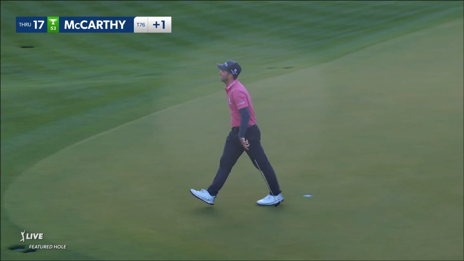 Denny McCarthy makes birdie on No. 17 at WM Phoenix Open