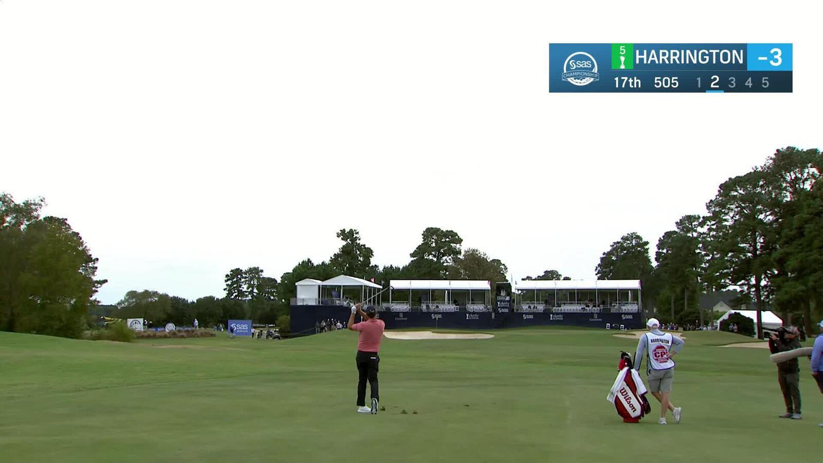 Padraig Harrington makes birdie on No. 17 at SAS Championship