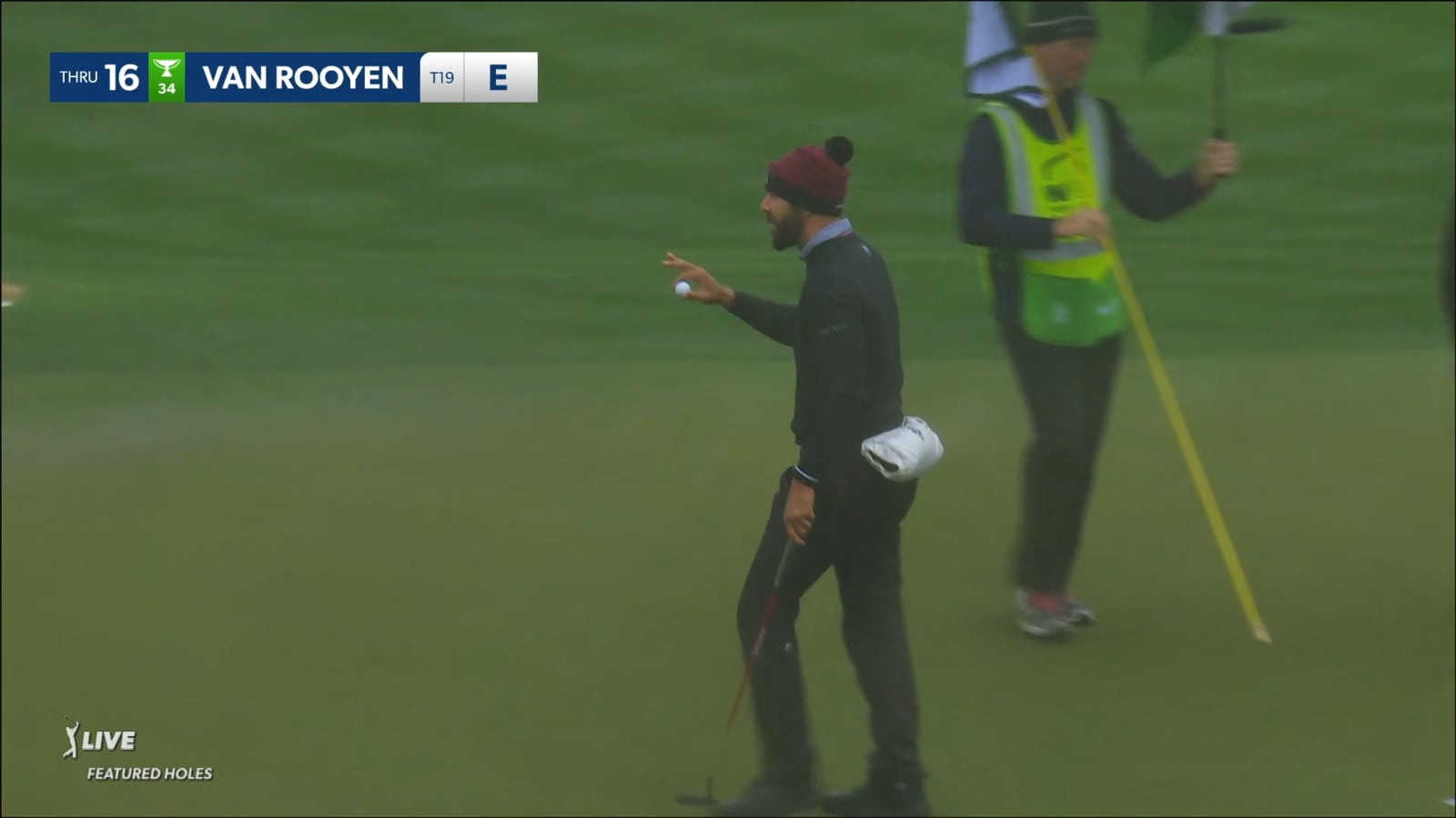 Erik van Rooyen makes birdie on No. 16 at WM Phoenix Open
