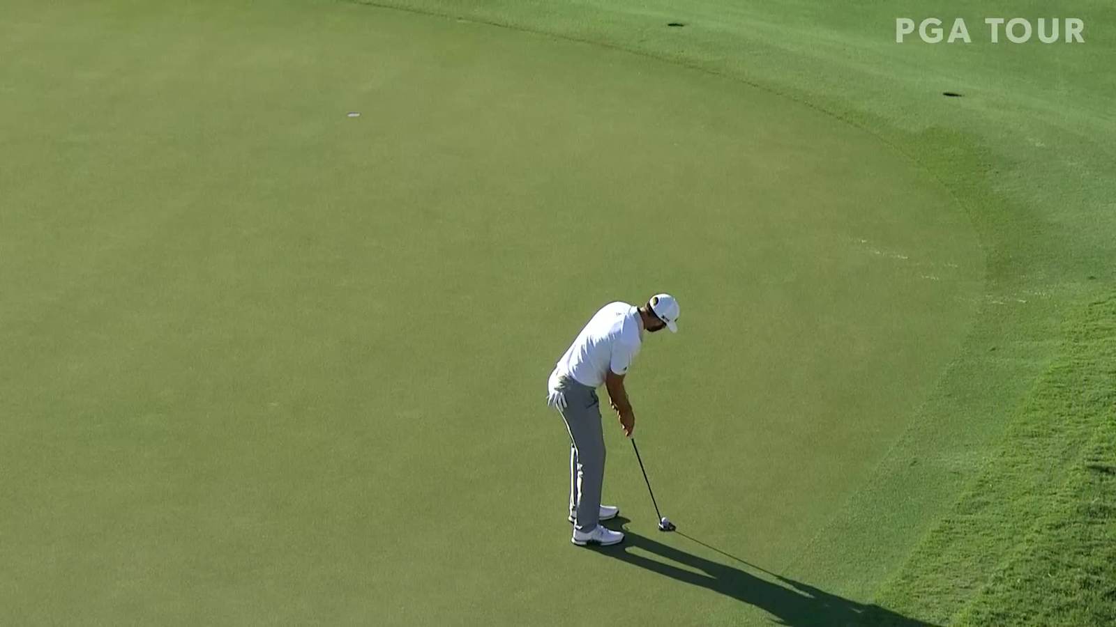 Dustin Johnson birdies No. 18 in Round 2 at TOUR Championship