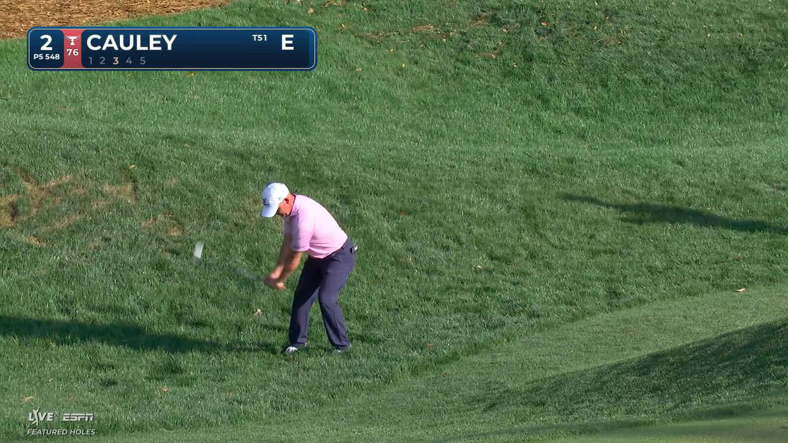 Bud Cauley sinks 5-foot birdie putt on No. 2 at THE PLAYERS