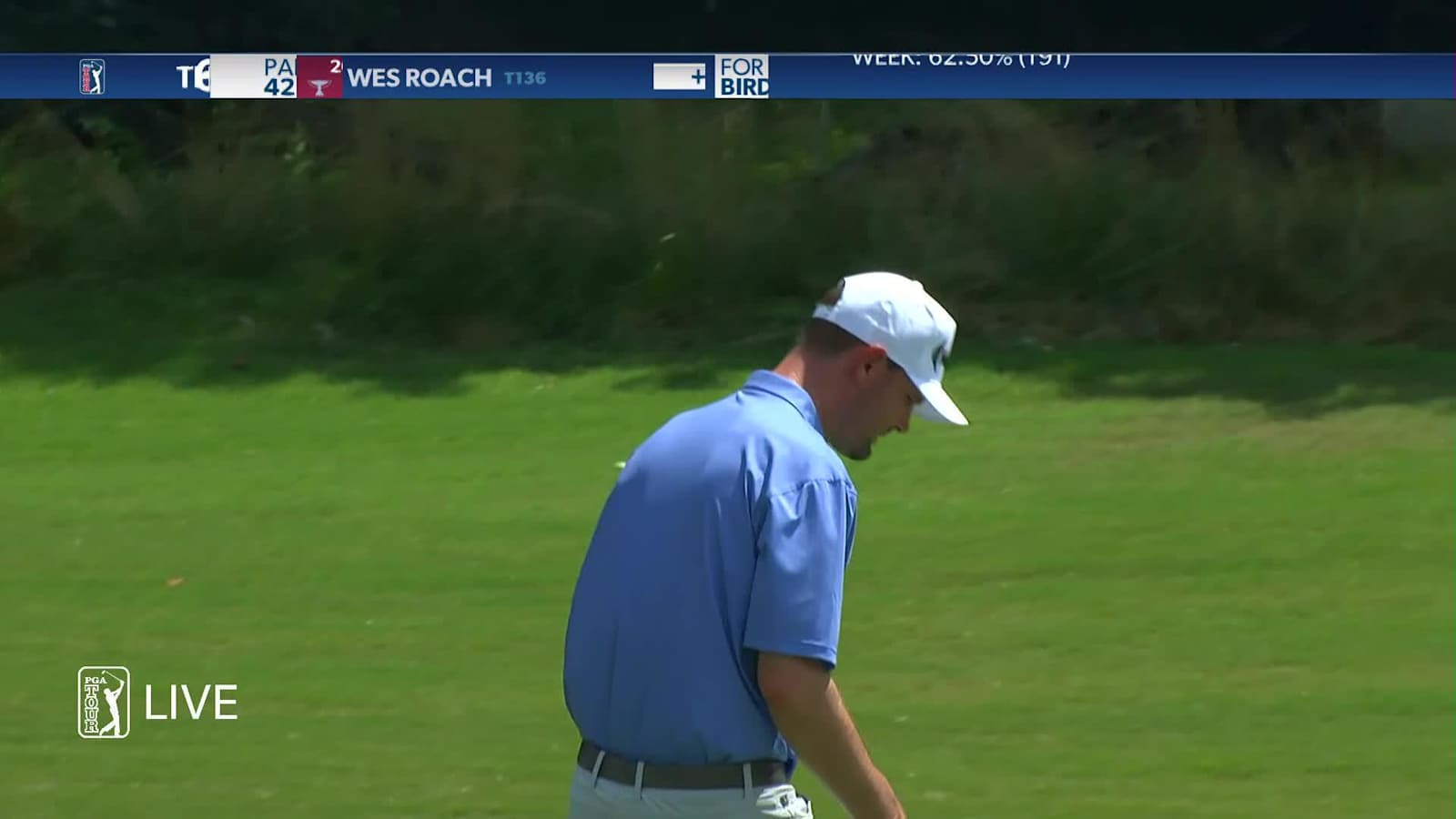 Wes Roach's nice approach to set up birdie at Wyndham