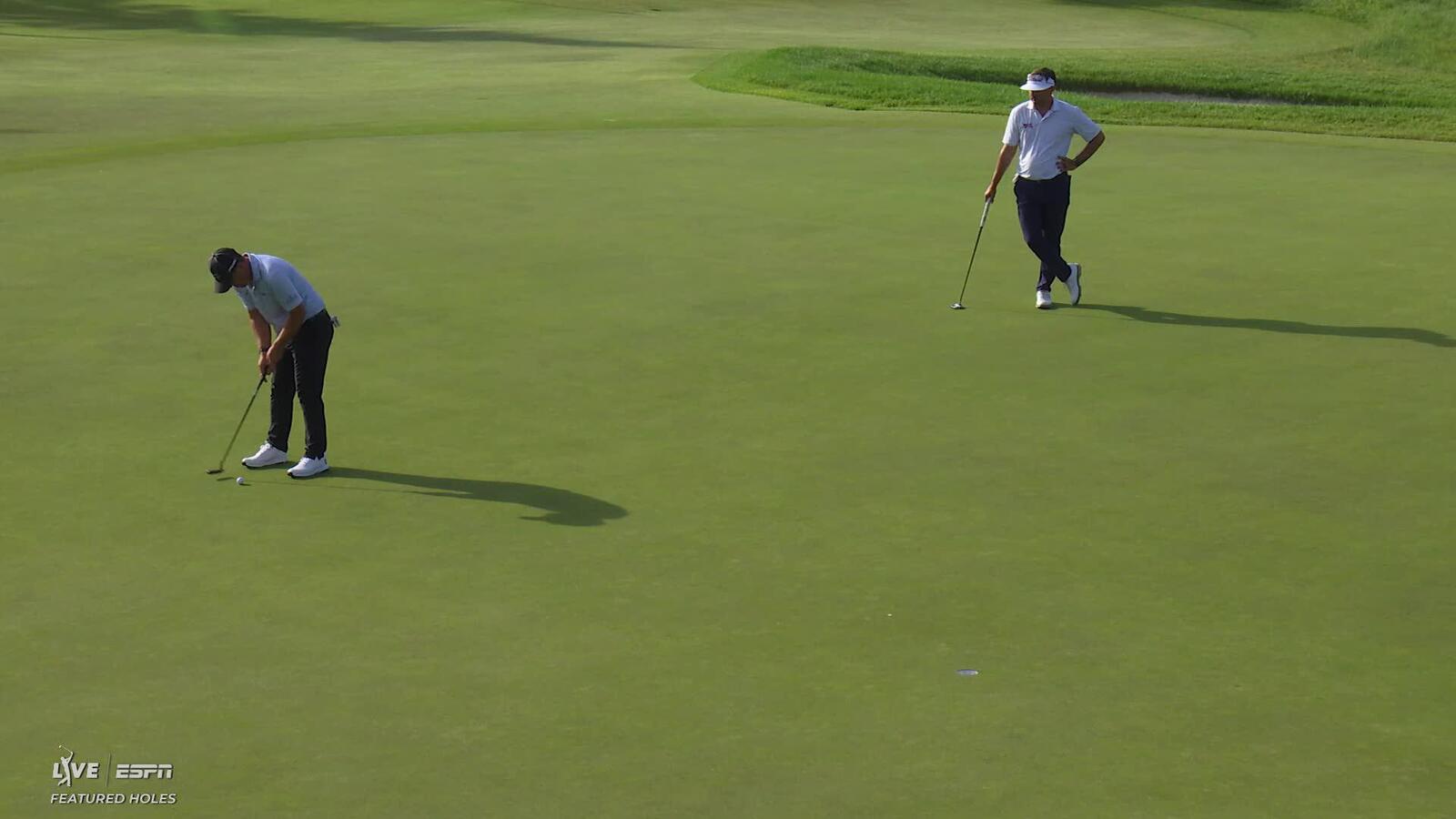Justin Lower sinks 21-foot birdie putt on No. 4 at RBC Canadian