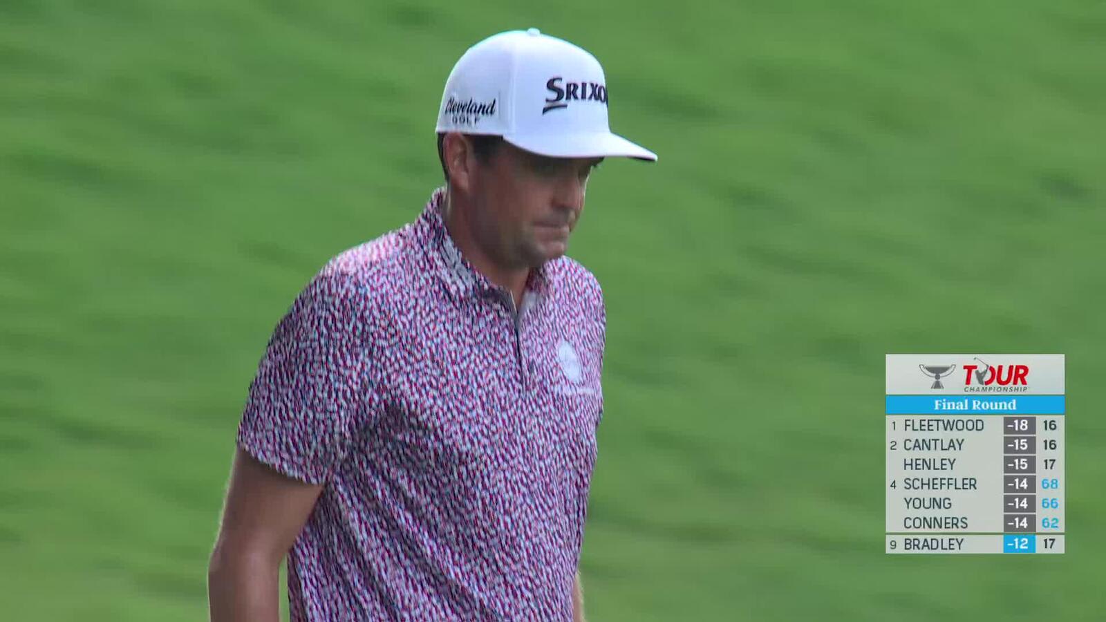 Keegan Bradley ends strong week with birdie at TOUR Championship