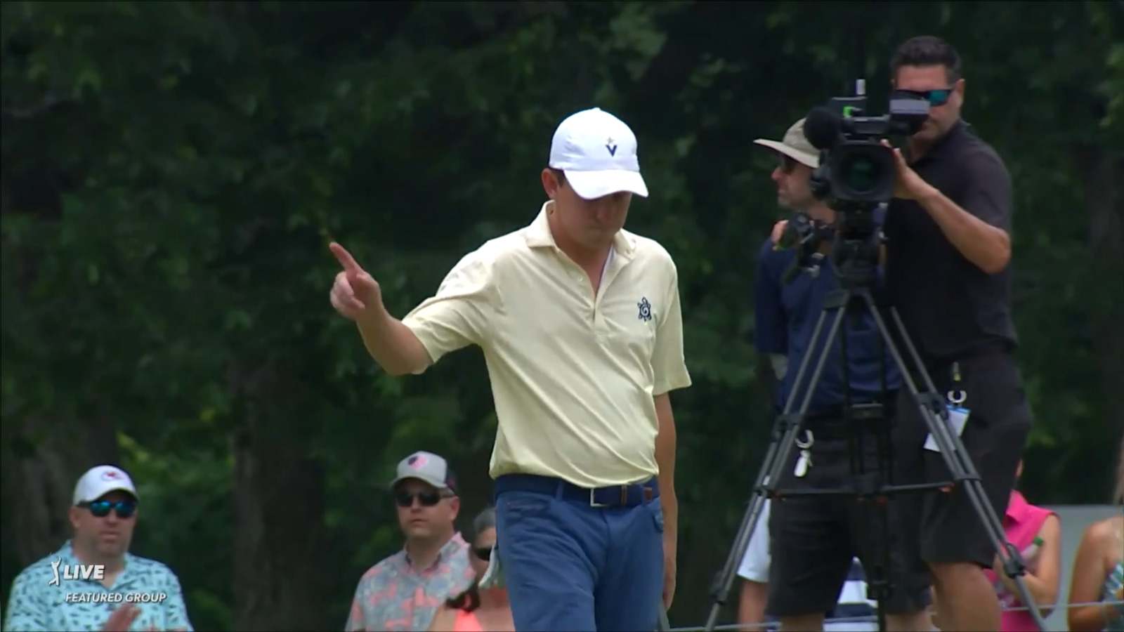 Paul Haley II curls in 15-foot birdie putt at Charles Schwab