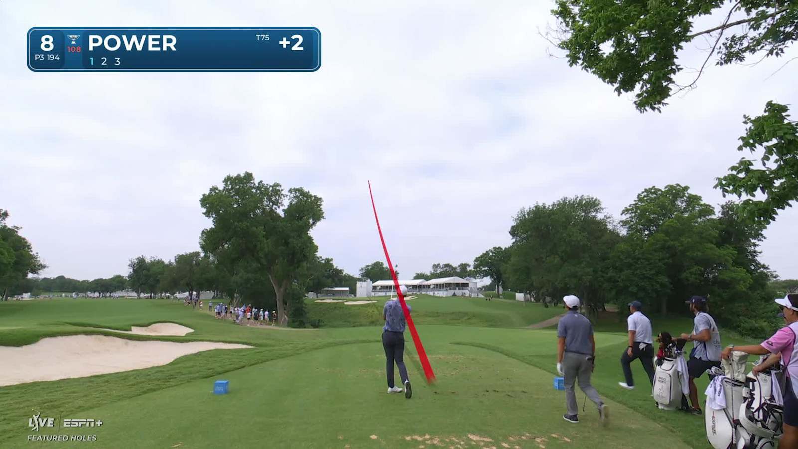 Seamus Power makes birdie on No. 8 at Charles Schwab