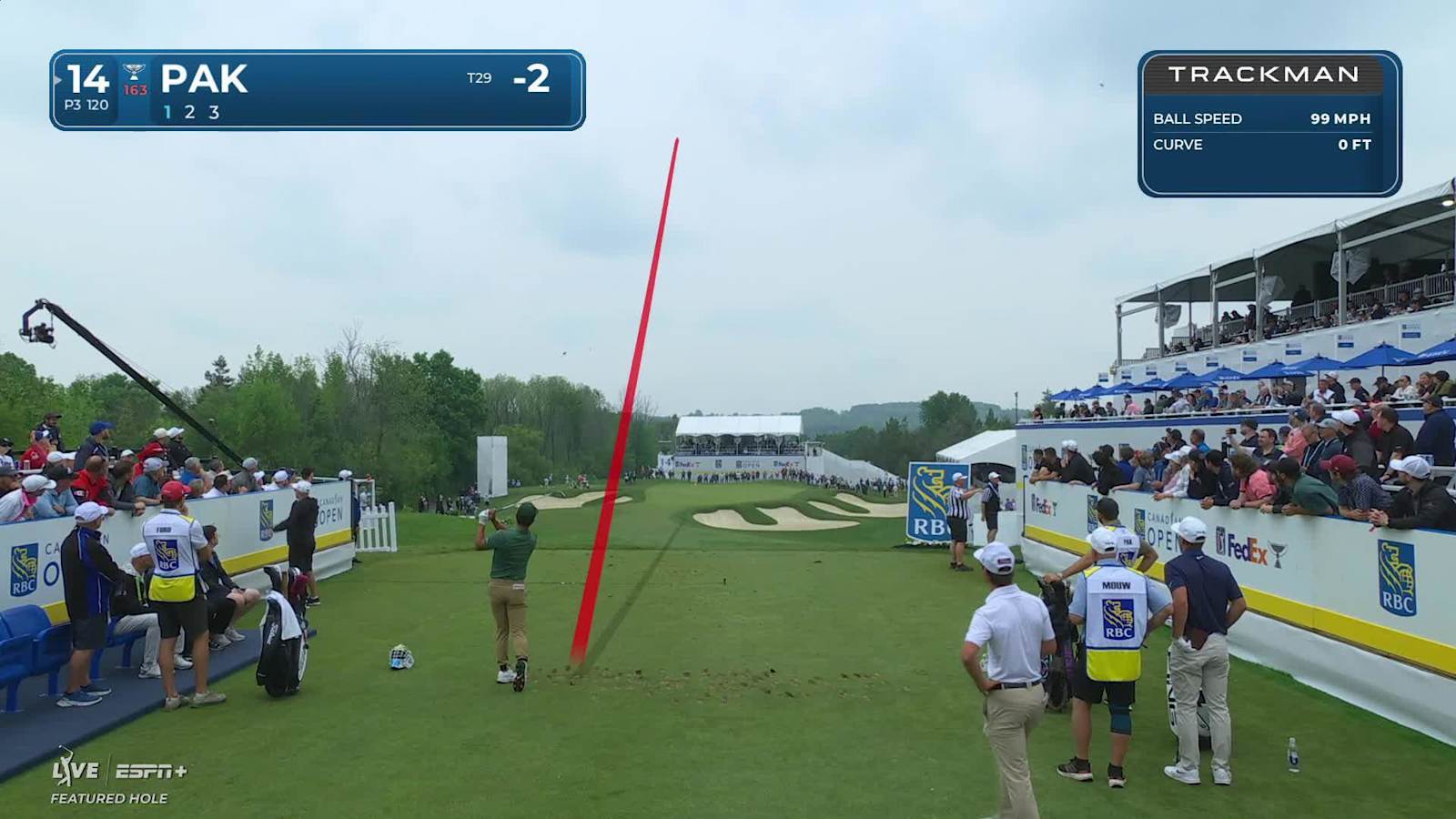 John Pak nearly aces No. 14 at RBC Canadian