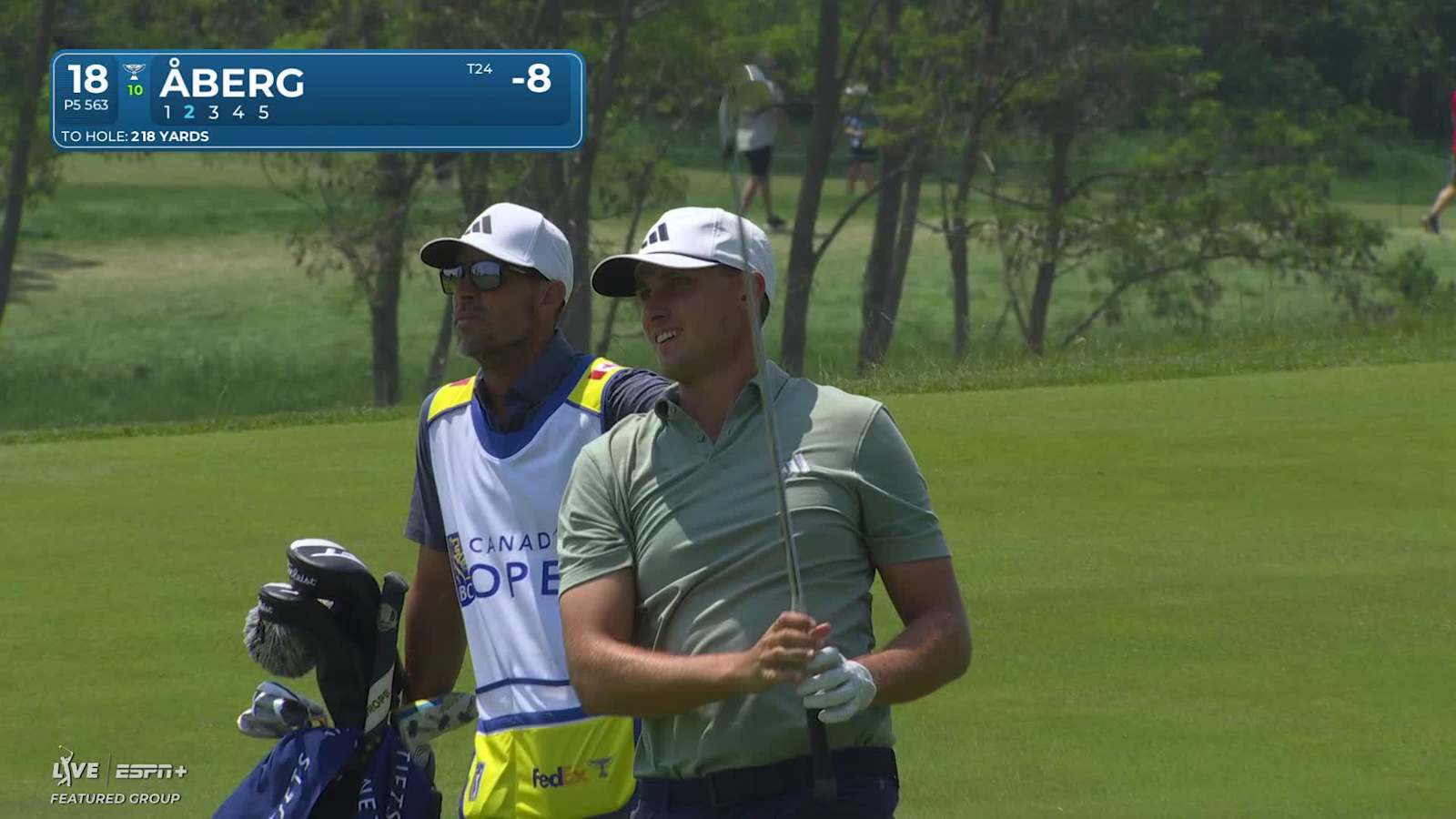 Ludvig Åberg closes with birdie at RBC Canadian