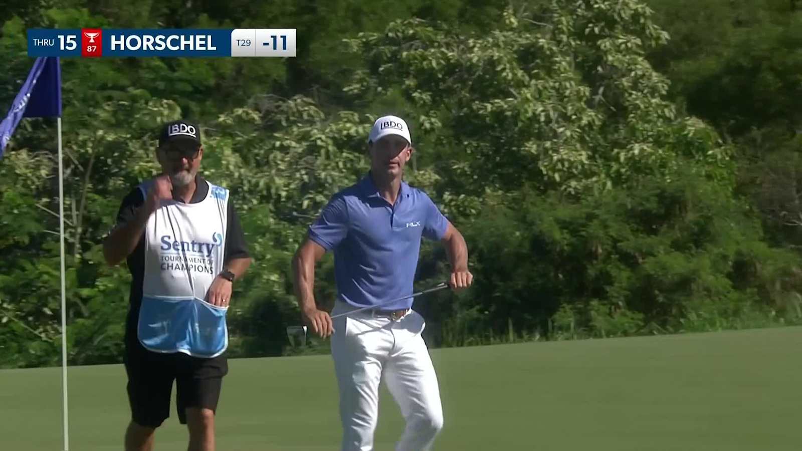 Billy Horschel makes birdie on No. 15 at Sentry