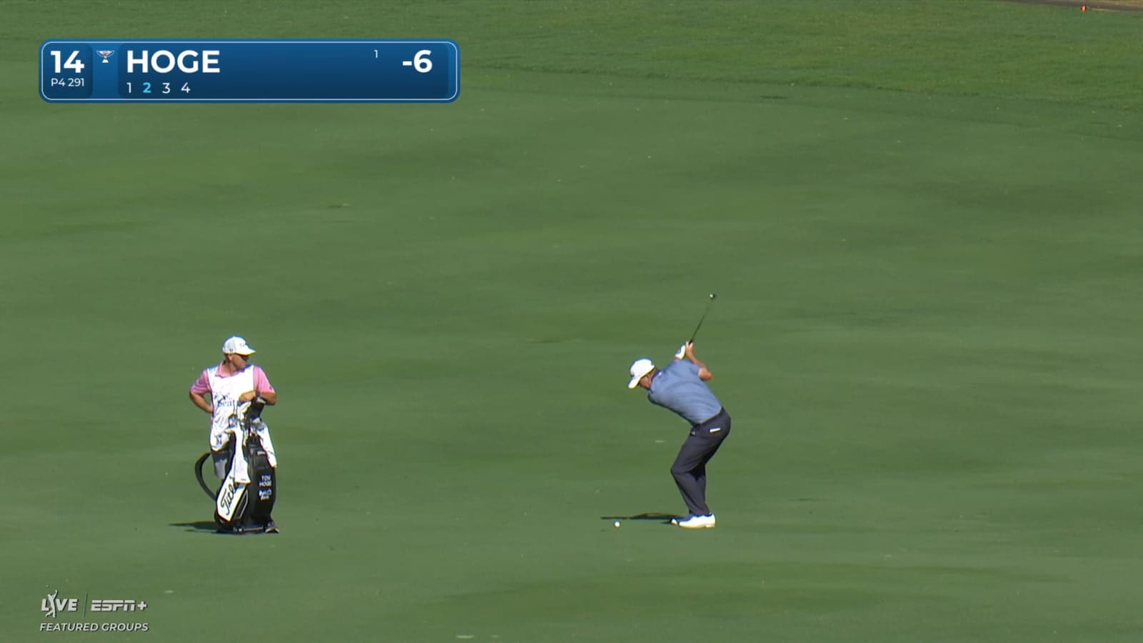 Tom Hoge's sticks approach and birdie at The Sentry