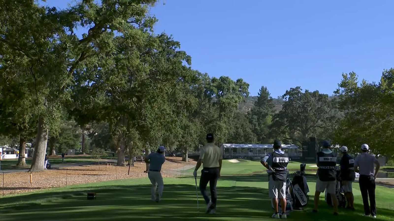 Greyson Sigg softly lands tee shot to set up birdie at Procore