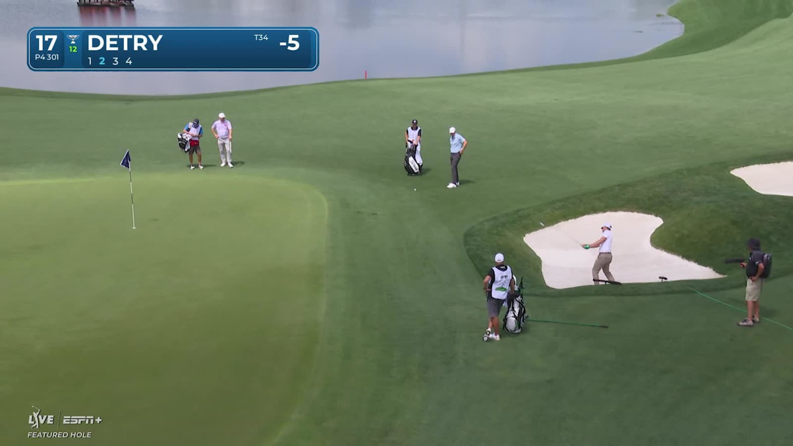 Thomas Detry escapes bunker and birdies at Houston Open