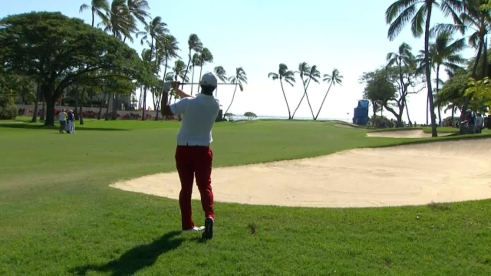 Scott Piercy’s approach chases up close to yield birdie at Sony Open