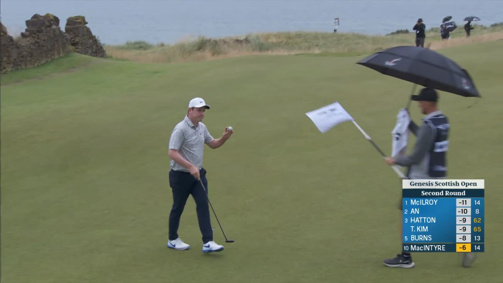 Robert MacIntyre dials in tee shot to set up birdie at Genesis Scottish Open