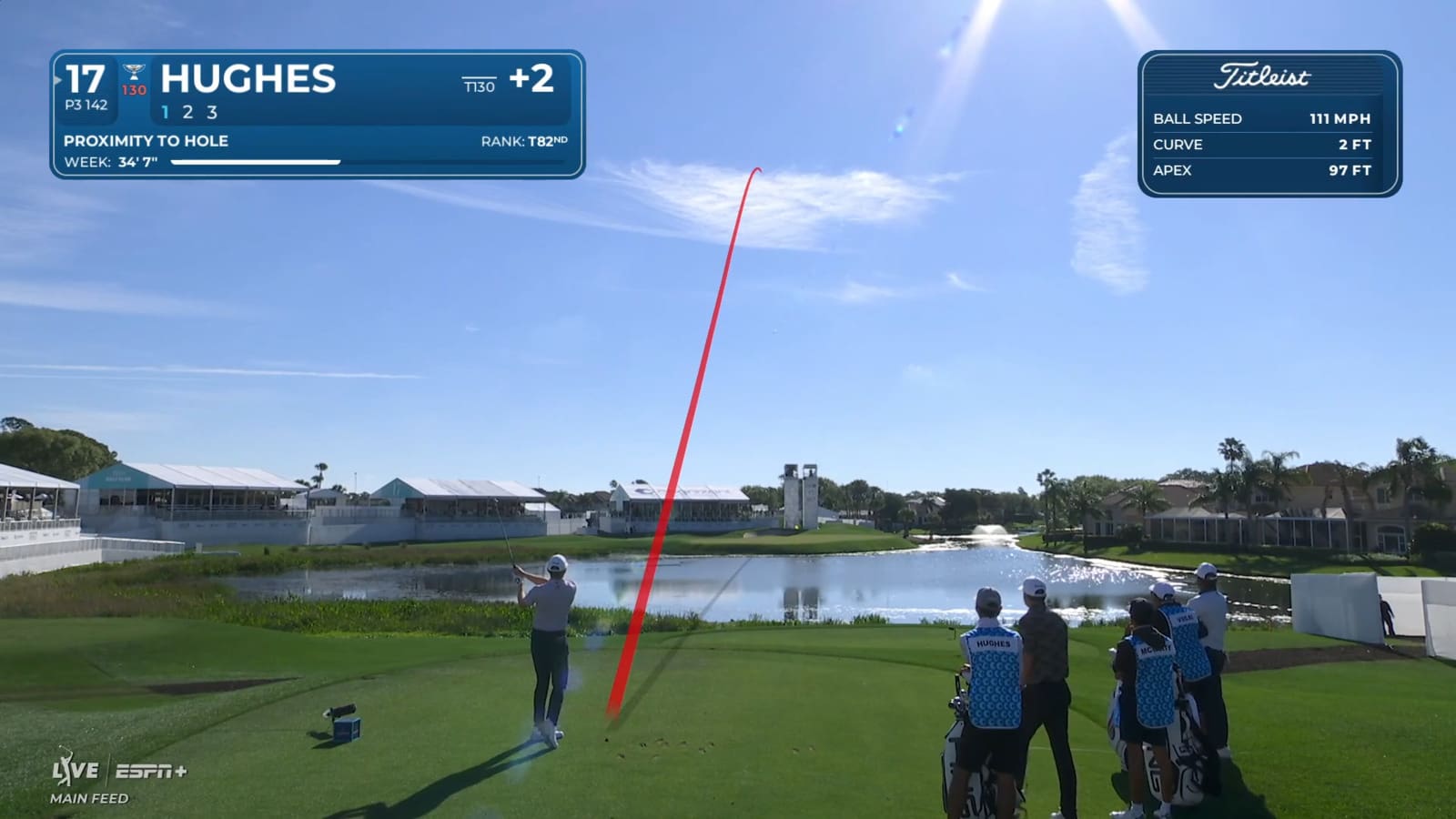 Mackenzie Hughes sticks tee shot to 5 feet to yield birdie at Cognizant Classic