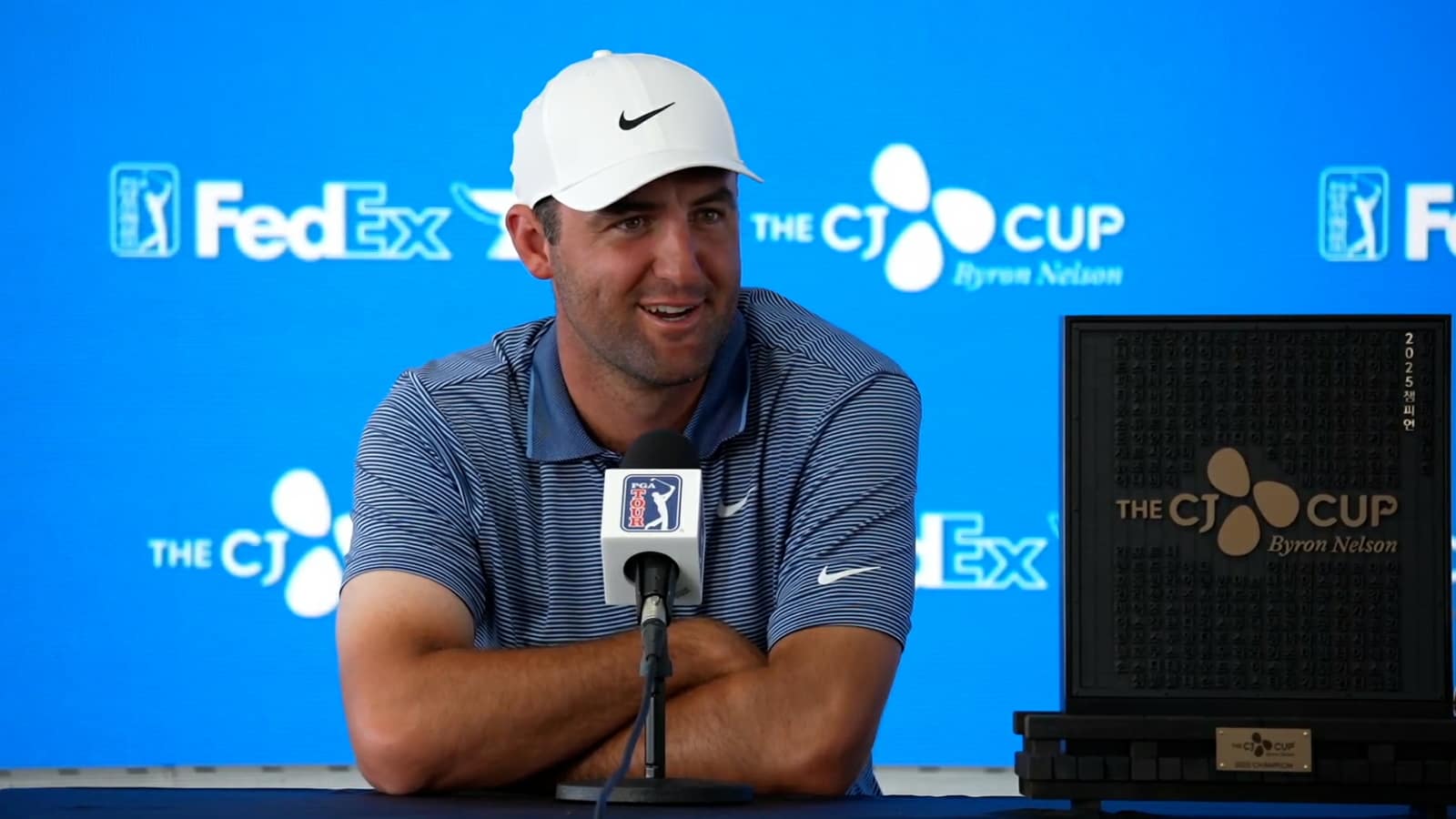 Scottie Scheffler’s news conference after winning THE CJ CUP