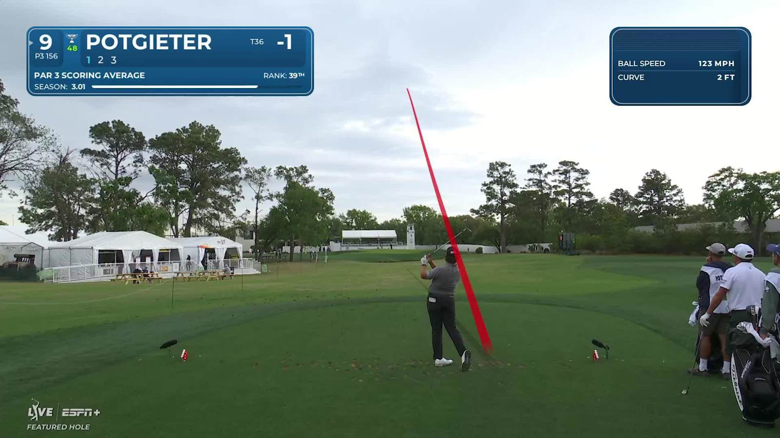 Aldrich Potgieter dials in tee shot and birdies at Houston Open