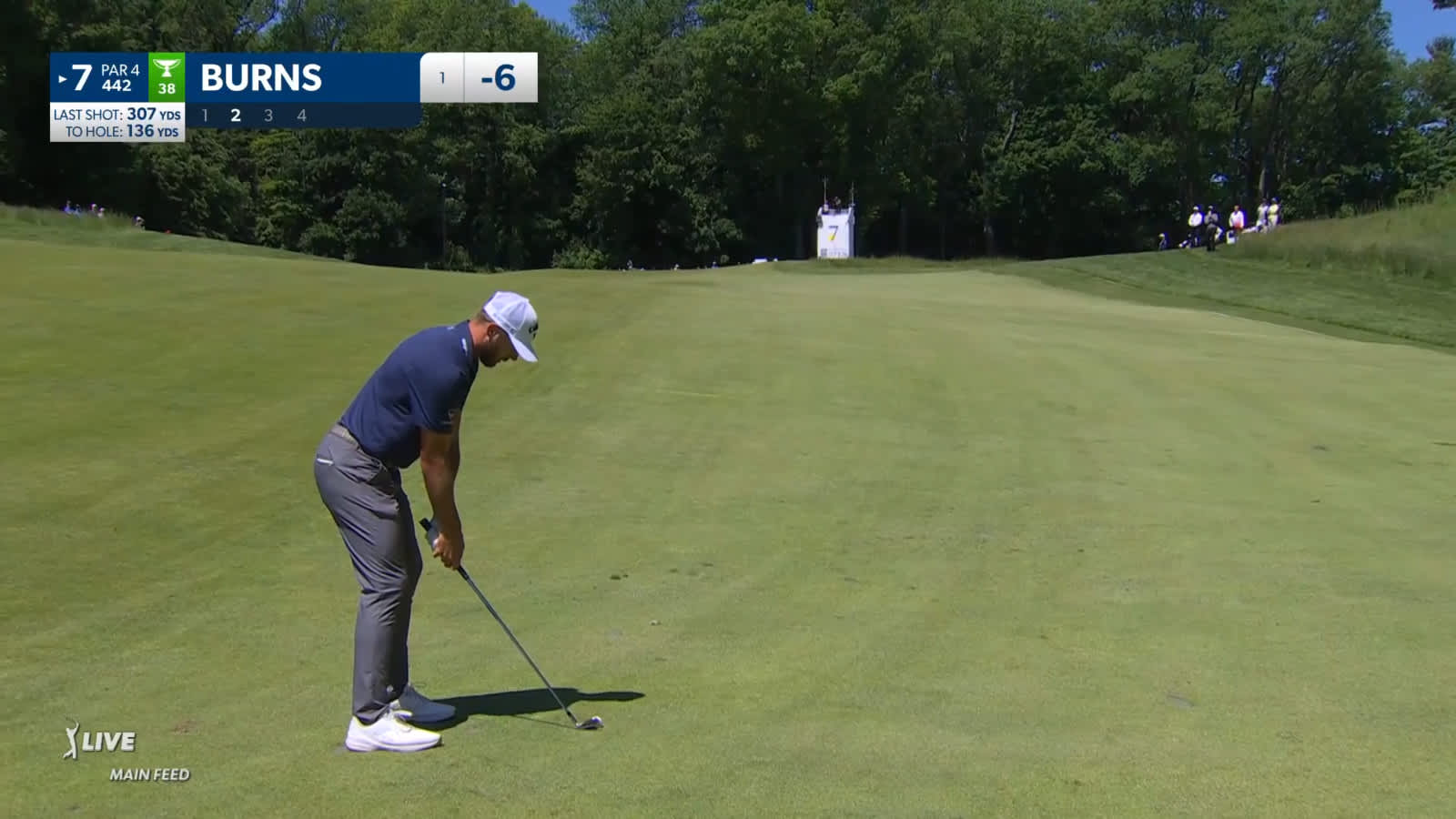 Sam Burns makes birdie after close approach from 136 yards at RBC Canadian