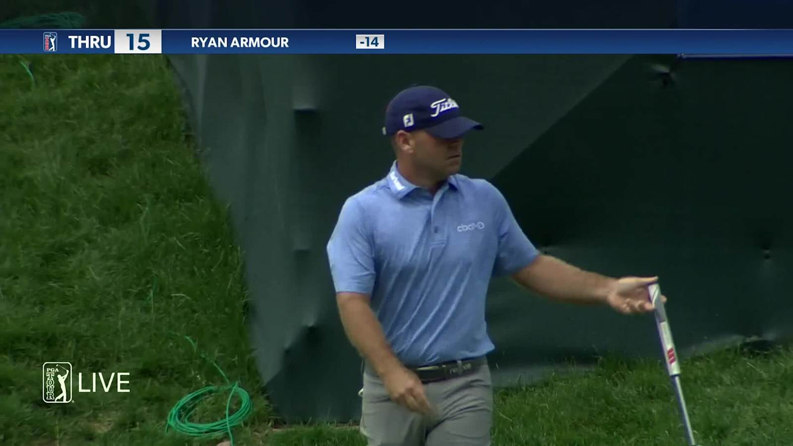 Ryan Armour makes birdie on No. 15 in Round 4 at Travelers