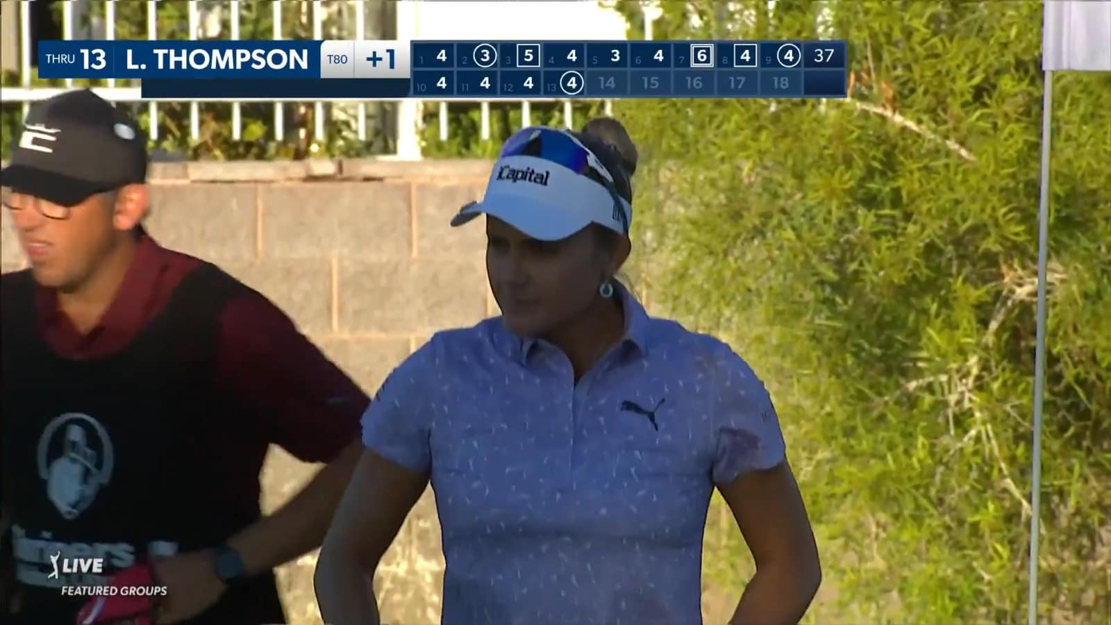 Lexi Thompson navigates No. 13 for birdie at Shriners Children's Open