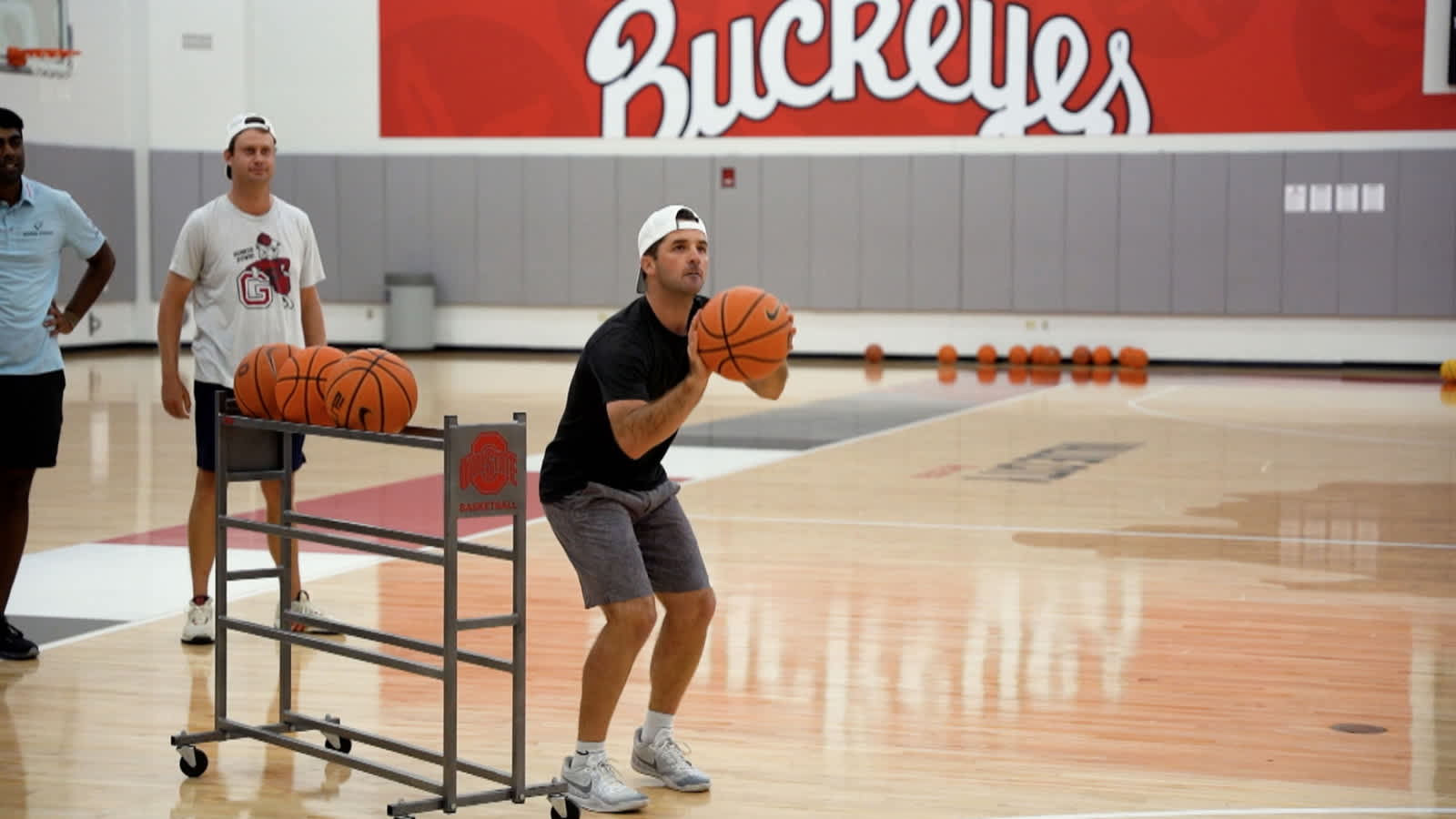 PGA TOUR players participate in three-point shooting contest