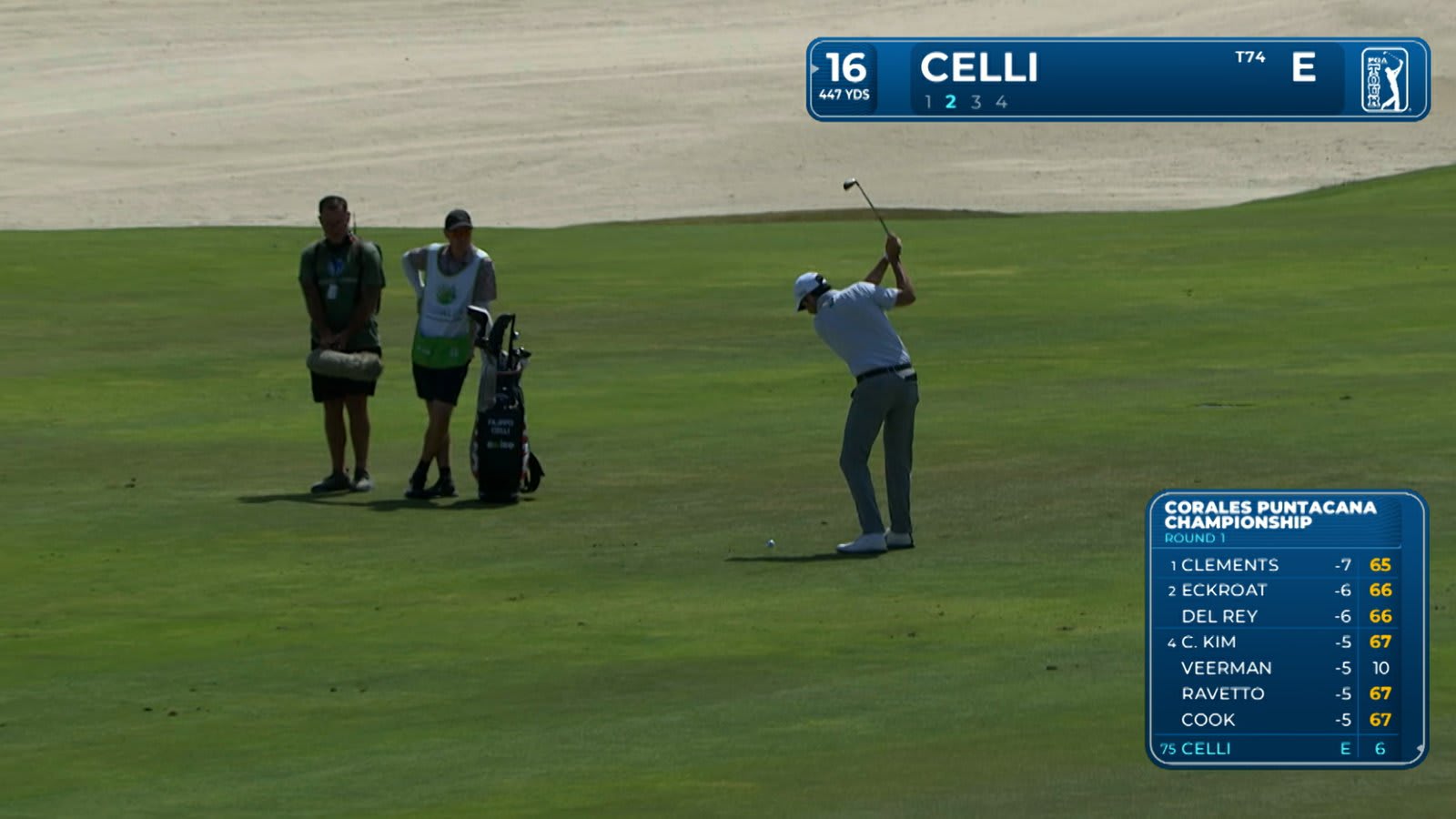 Filippo Celli's incredible hole-out is the Shot of the Day