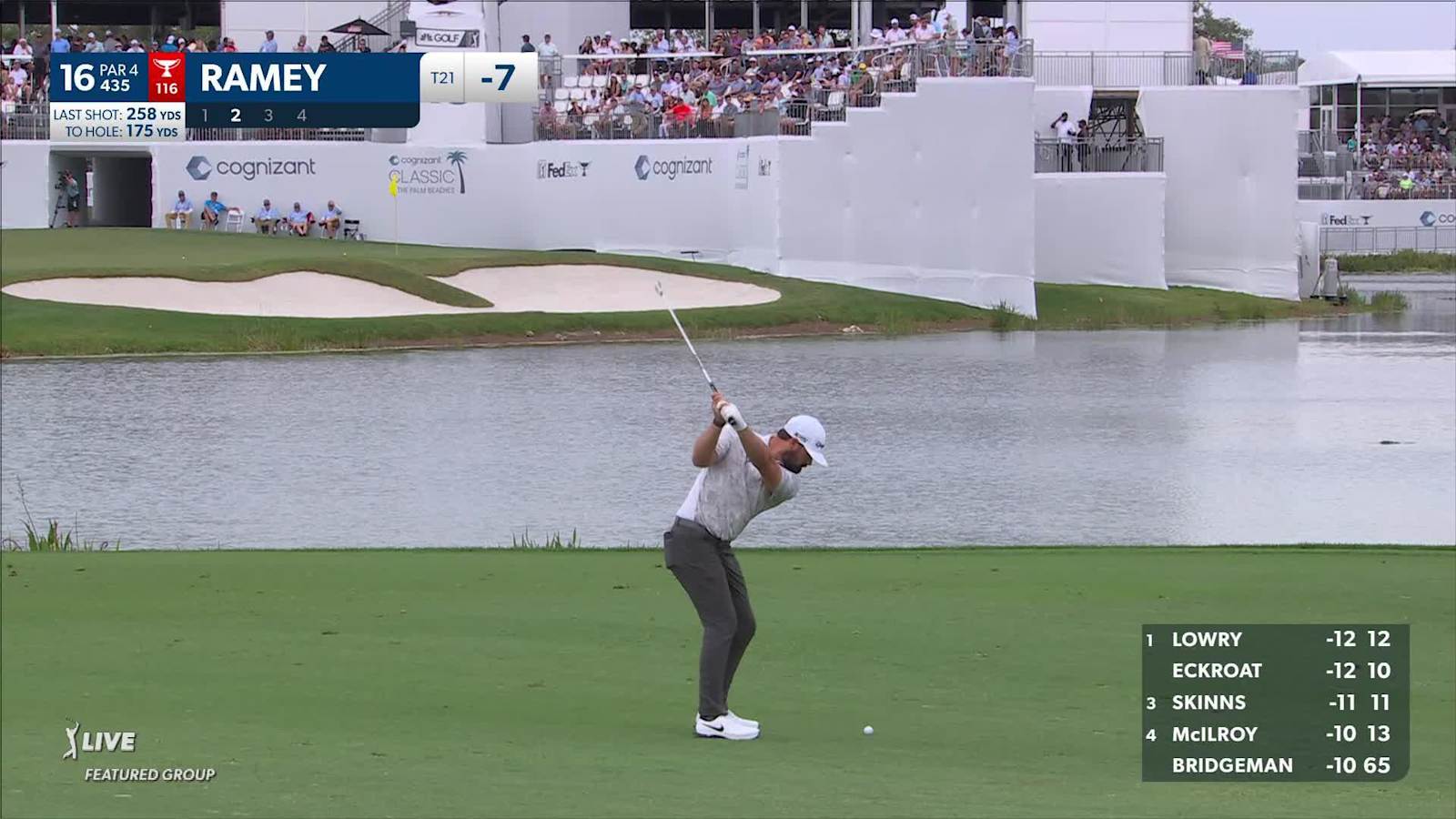 Chad Ramey uses nice approach to set up birdie at Cognizant Classic