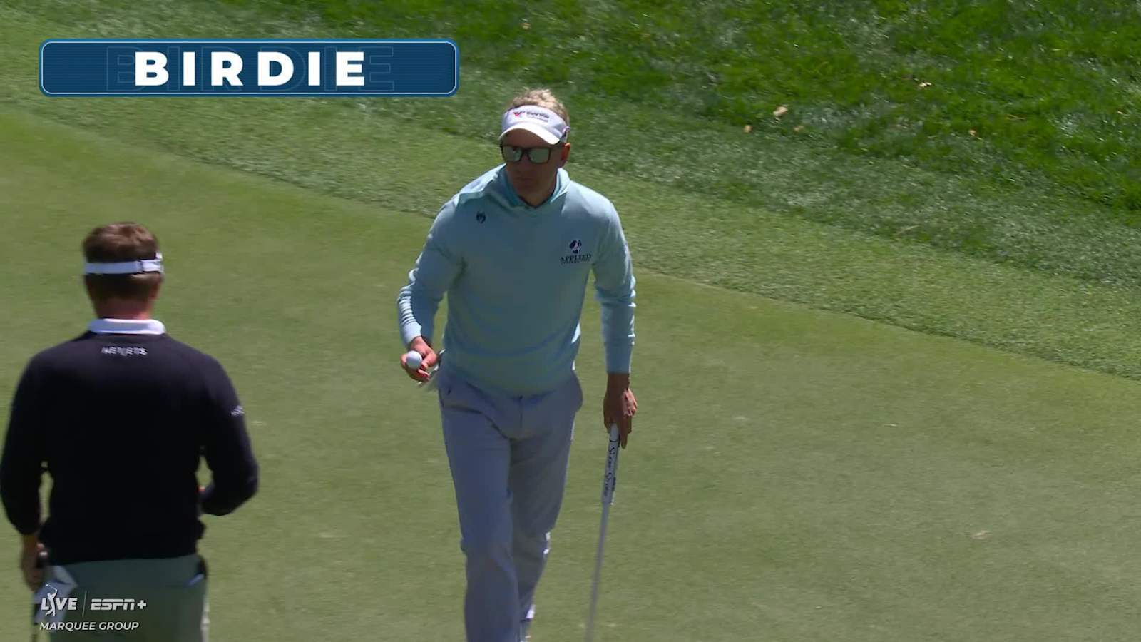 Luke Donald makes short birdie putt at Valspar