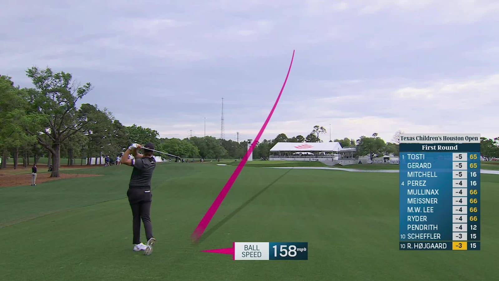 Rasmus Højgaard draws second to find green in two and birdies at Houston Open