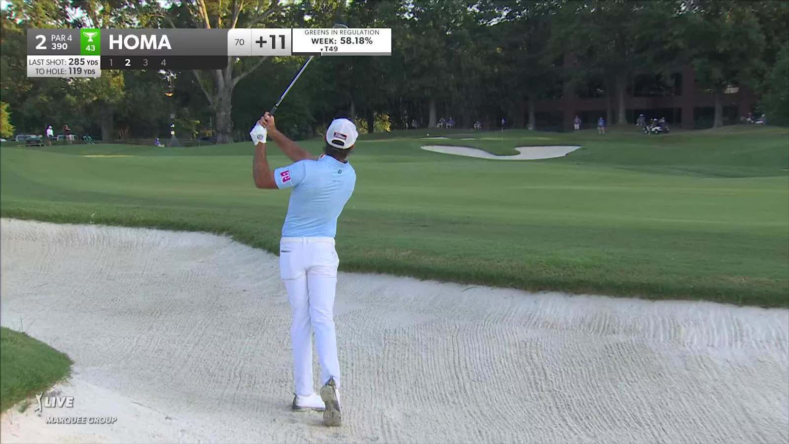 Max Homa makes birdie at FedEx St. Jude