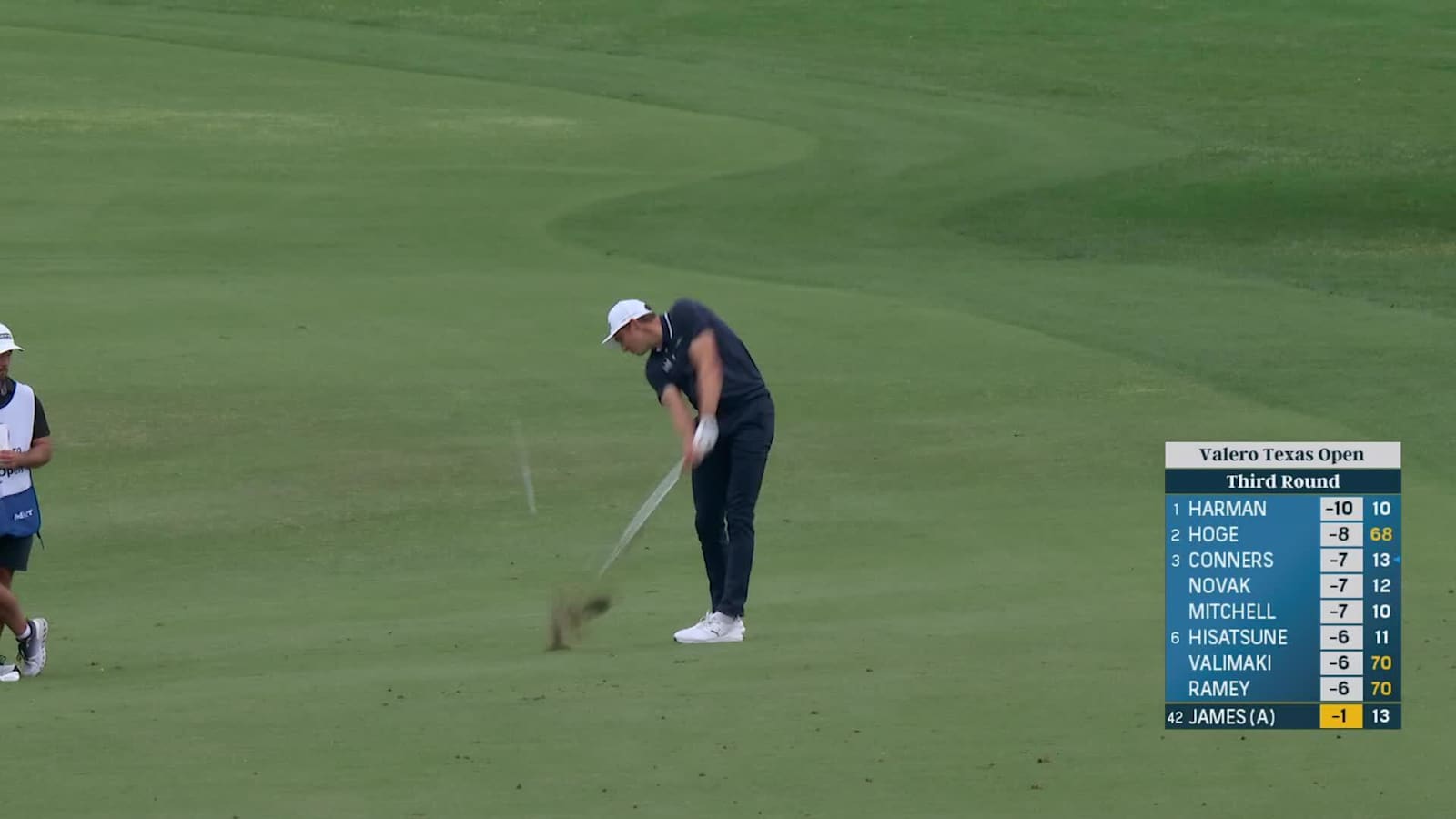 Benjamin James makes birdie on No. 14 at Valero