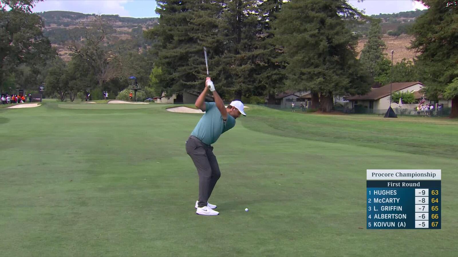 Scottie Scheffler hits 107-yard approach to 2 feet, sets up birdie on No. 10 at Procore