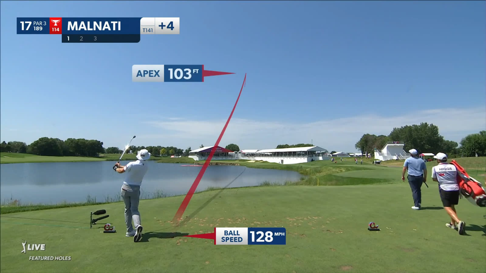 Peter Malnati's beautiful tee shot sets up birdie at 3M Open