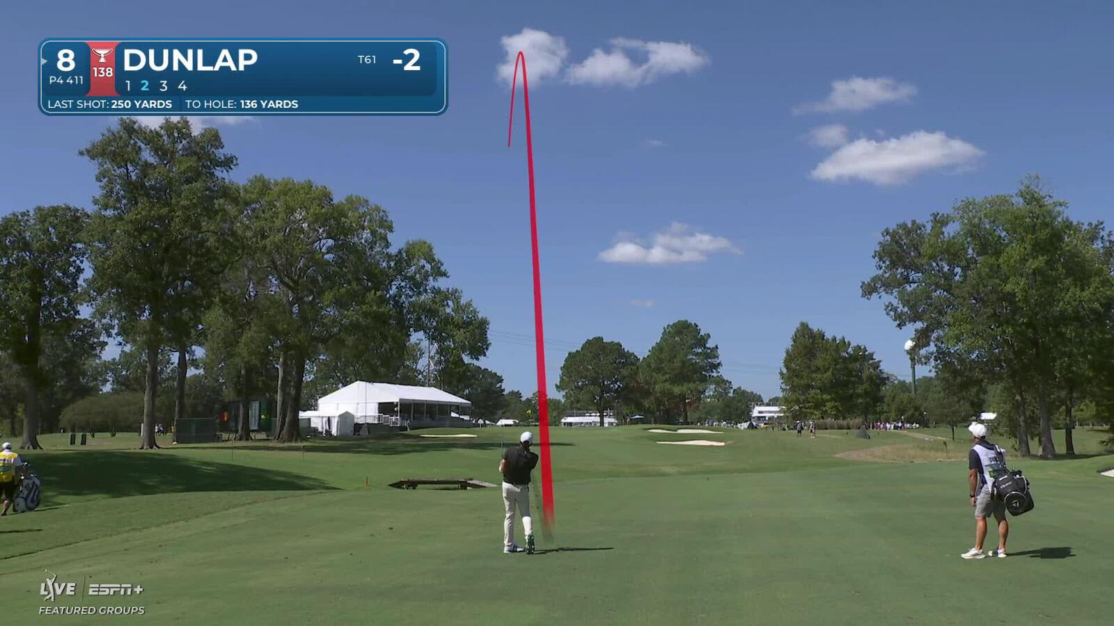 Nick Dunlap hits approach to 17 feet, sets up birdie at Sanderson Farms