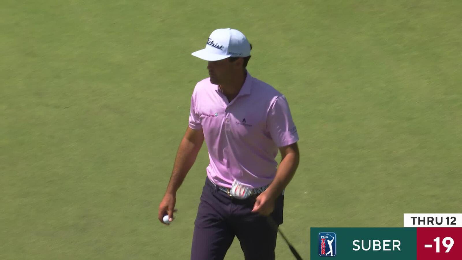 Jackson Suber drains clutch birdie putt at Rocket Classic