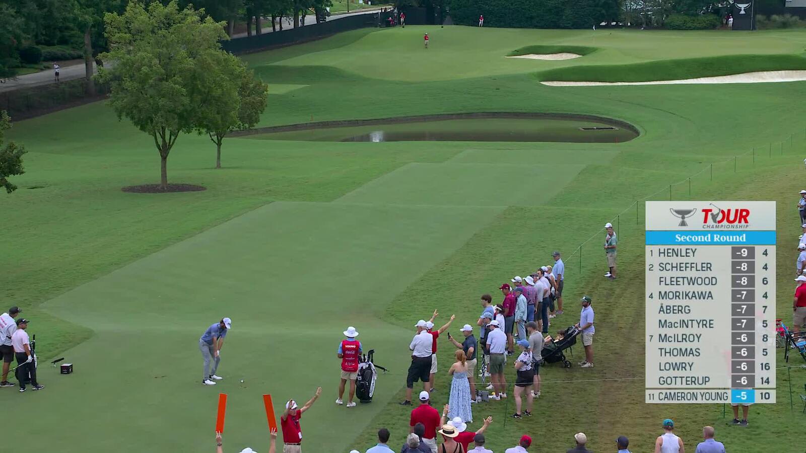 Cameron Young nearly aces No. 11 at TOUR Championship