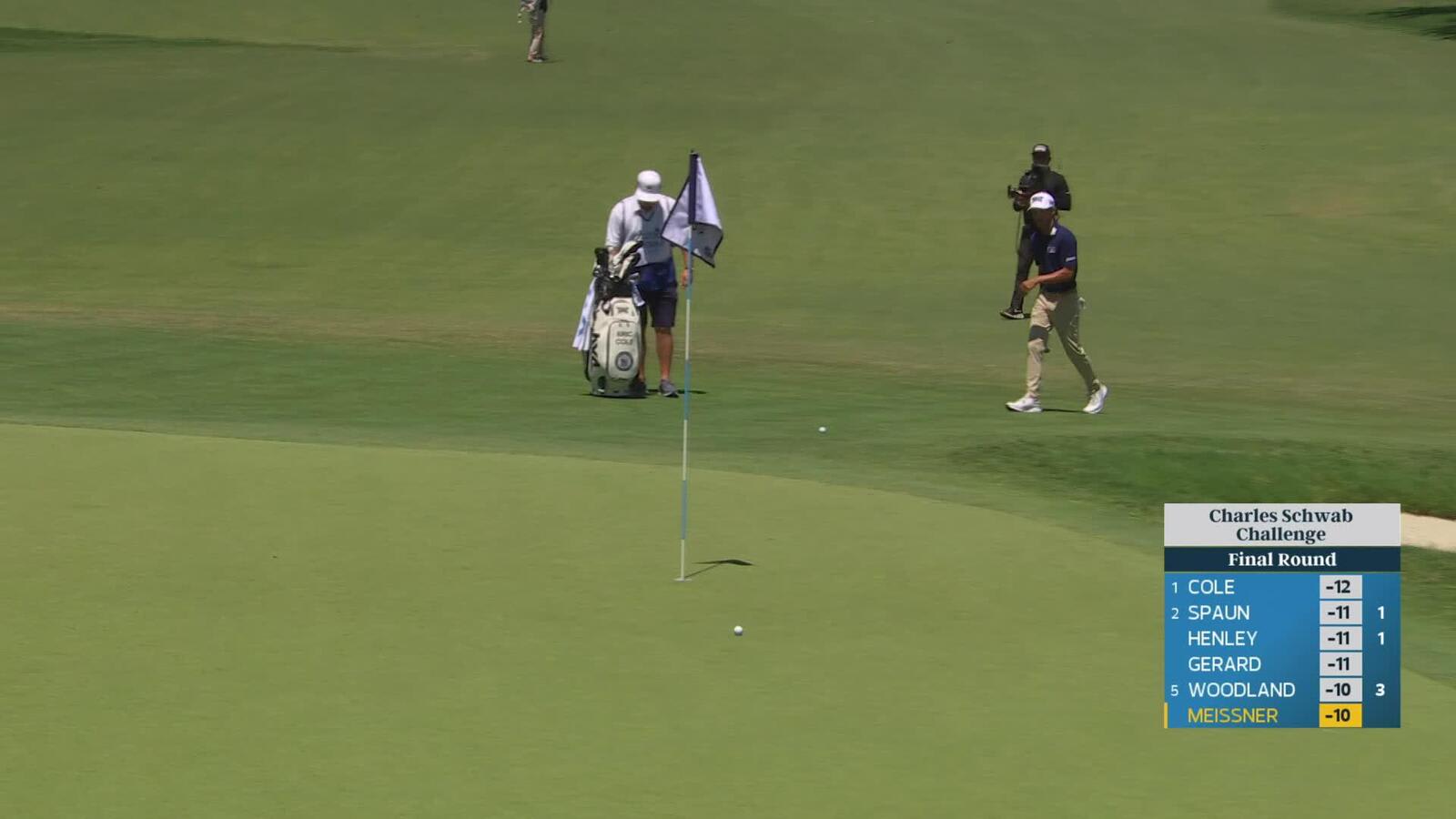 Mac Meissner makes birdie on No. 1 at Charles Schwab