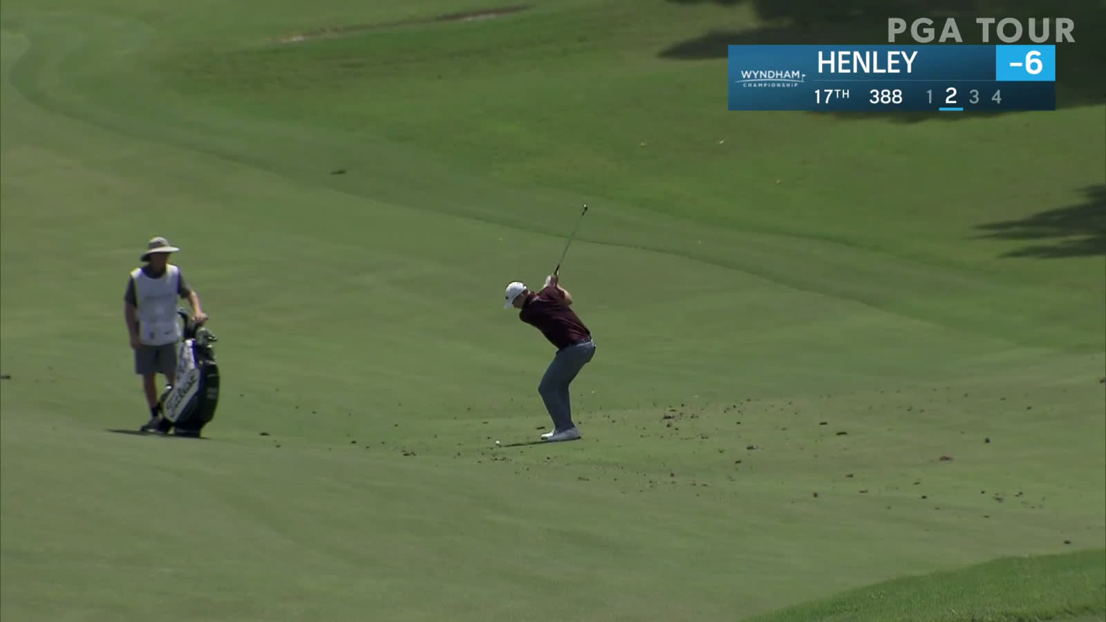 Russell Henley sticks approach to set up birdie at Wyndham