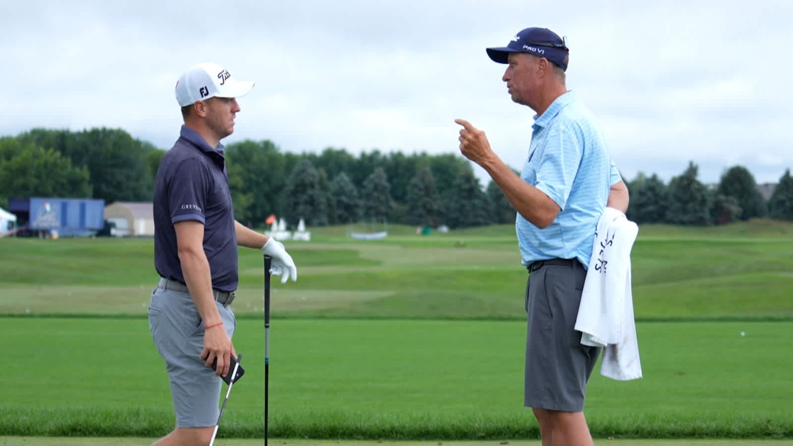 Justin Thomas’ pre-round warm-up routine
