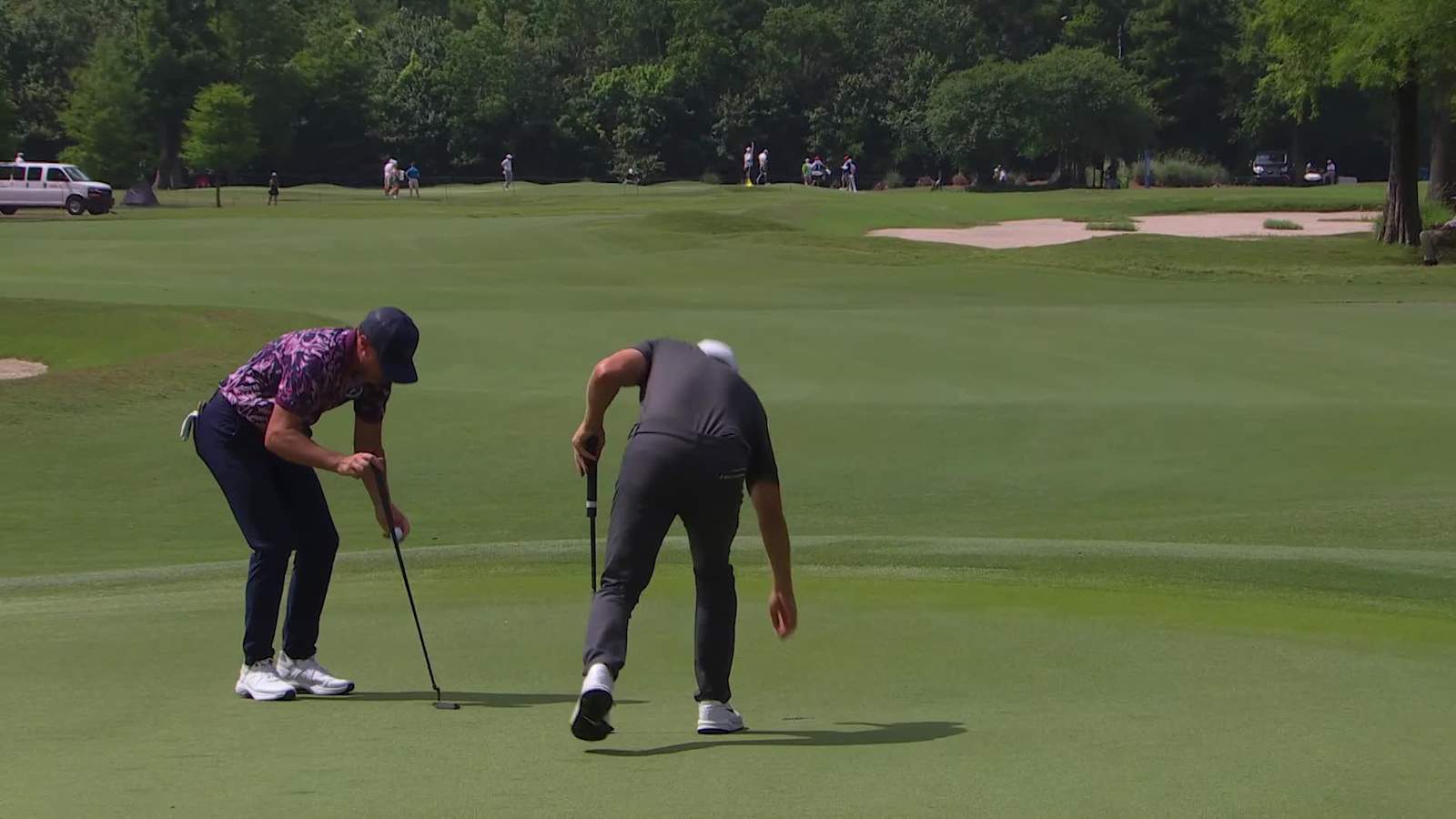 Team Riley/Hardy makes birdie at Zurich Classic
