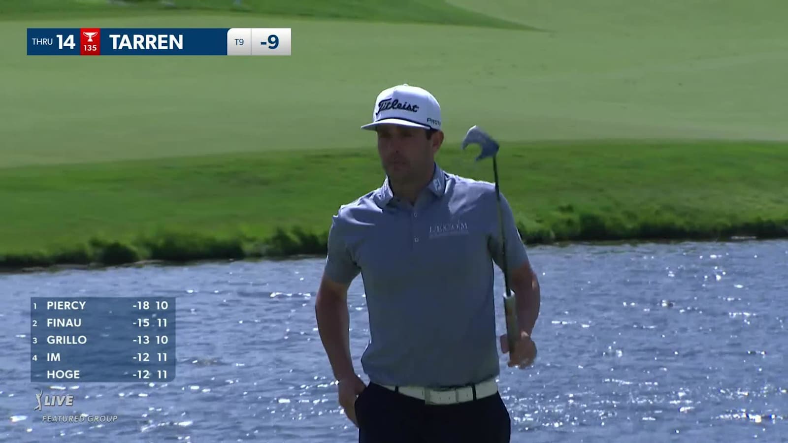 Callum Tarren drains birdie putt at 3M Open